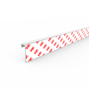 Aluminium U-profiel 40x14x9x2.0mm - Geanodiseerd (+Tape)