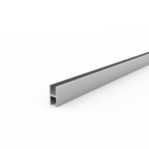 Aluminium H-profiel 20x10x1.5mm - Onbehandeld