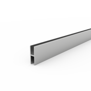 Aluminium H-profiel 30x10x1.5mm - Onbehandeld