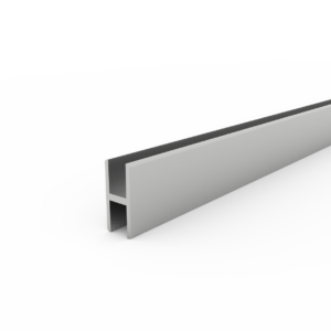 Aluminium H-profiel 30x13x1.5mm - Onbehandeld