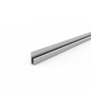 Aluminium Koppelprofiel U-20x10x4.0mm - Onbehandeld