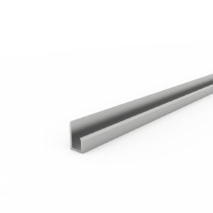 Aluminium Koppelprofiel U-20x10x8.0mm - Onbehandeld